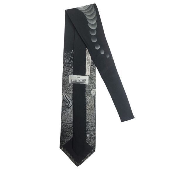 Ralph Marlin Men's Necktie The Three Stooges Golfing Vintage 90s Tie Made In USA - Picture 2 of 5